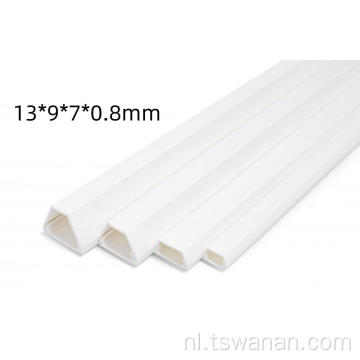 13*9*7*0,80 mm trapeziumvormige PVC -kabelstromping